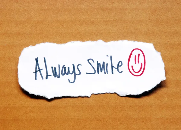 Always smile — Stock Photo, Image
