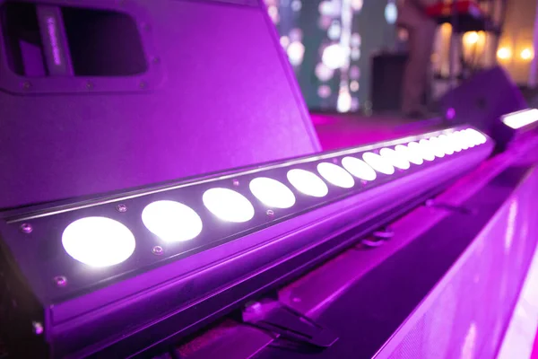 Cob Led Bar Licht Apparatuur Het Podium — Stockfoto