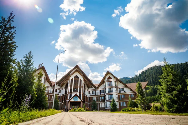 Alpine Resort Hotel Bulak Almaty Region Kazakhstan Almaty Kazakhstan June — Stockfoto