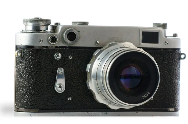 Retro rangefinder camera Stock Photo