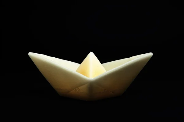 A candle ship — Stock Photo, Image