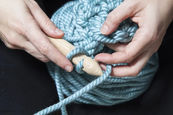 Crocheting XXL — Stock Photo, Image