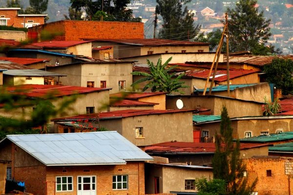 Colorido Hillside Homes — Fotografia de Stock