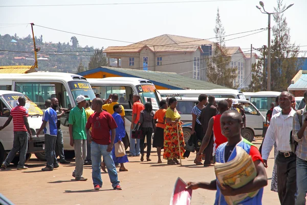Ocupado Kigali Ruanda Imagen de stock