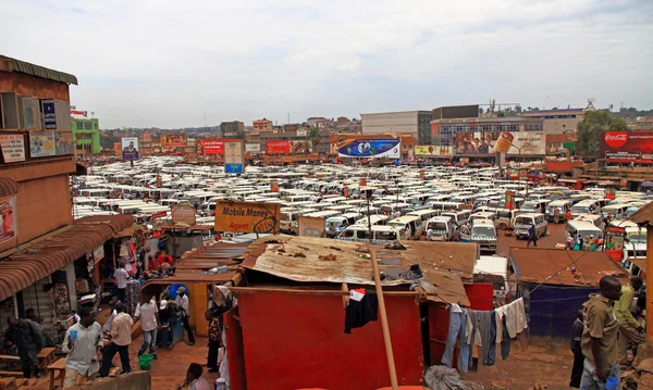 Kampala Taxi Park — Stock Photo, Image