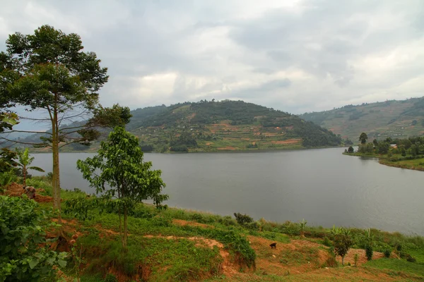 Lake Bunyoni Communities Stock Photo