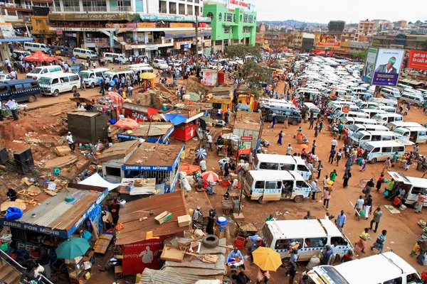 Ocupado Kampala Uganda — Foto de Stock