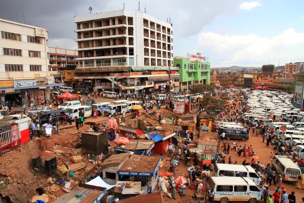 La vida cotidiana en Kampala Fotos de stock libres de derechos