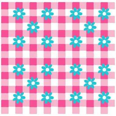 Yapraklı çiçek deseni ve arka plan ilkbahar ve kış tasarımı