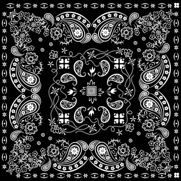 Цветочные Обои Декоративная Столовая Тканей Текстиля Пайсли — стоковый вектор