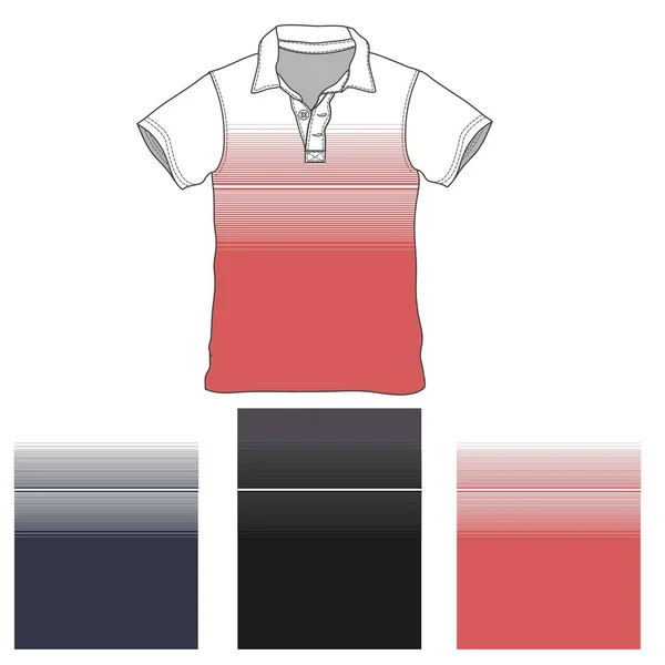 Illustration Vectorielle Silhouette Cou Shirt — Image vectorielle