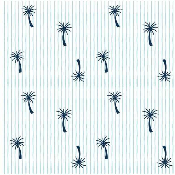 Illustration Palmiers Avec Lignes Texture Design Mode Tropicale — Image vectorielle