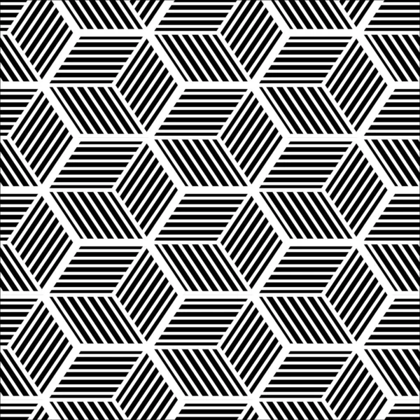 Ilustrace Vzor Geometrické Náměstí Liniemi Bílým Pozadím Módní Design Tkaniny — Stockový vektor