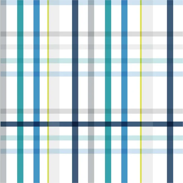 Coloré Entrecroisement Rayé Motif Géométrique Carreaux Vêtement Tissu — Image vectorielle