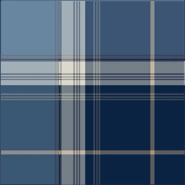 Stof Plaid Textuur Naadloos Patroon Geschikt Voor Mode Textiel Graphics — Stockvector