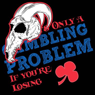 Metin Kumar Problemi Şehir Tasarımı ile Renkli ve arkaplanlı Çizim Keçi Kafatası