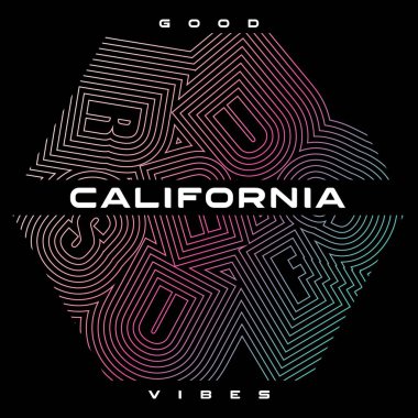 California Good Vibes Moda Sörf Tasarımı
