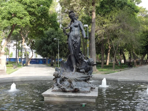 Mexico City Cdmx Mexico Out 2022 Alameda Central Park Fountain — Stockfoto
