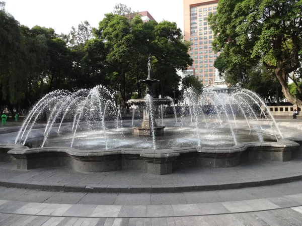 Mexico City Cdmx Mexico Out 2022 Alameda Central Park Fountain — Stock Photo, Image