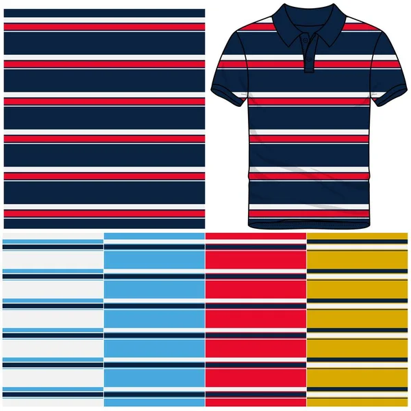 足球球衣 足球套件 高尔夫球 运动服的Polo T恤衫造型模板设计 — 图库矢量图片