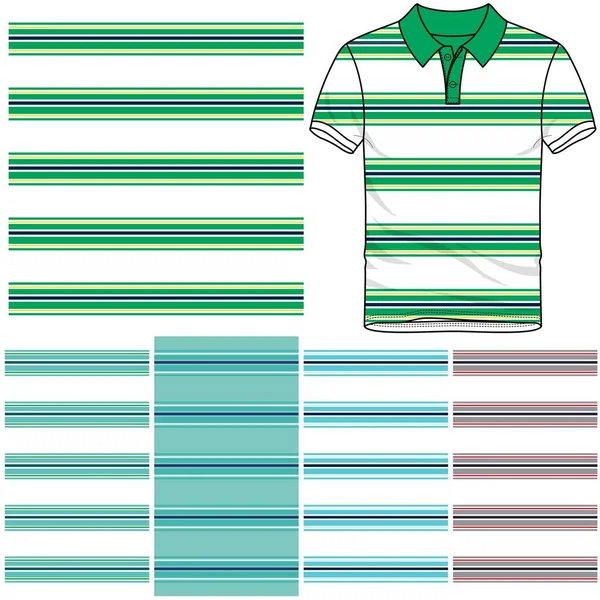 サッカージャージ サッカーキット ゴルフ テニス スポーツウェア用ポロTシャツモックアップテンプレートデザイン — ストックベクタ