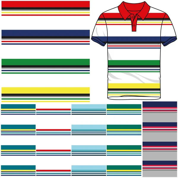 Polo Camiseta Maqueta Diseño Plantilla Para Camiseta Fútbol Kit Fútbol — Archivo Imágenes Vectoriales