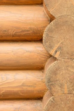 Evleri çevre dostu konut yapmak için ahşap kiriş. Yüksek kalite fotoğraf