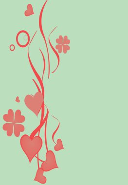 yeşil ve kırmızı arka plan