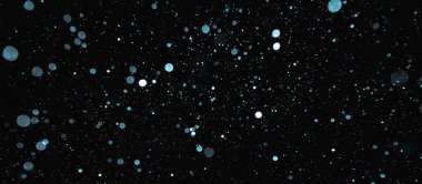 Arka planda bulanık kar taneleri. Kar yağışı efekti için resmi üstüste koy.