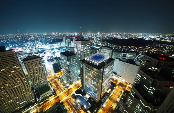 Skyline van Tokyo — Stockfoto