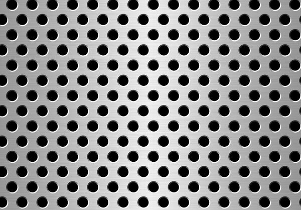 perforated metal background