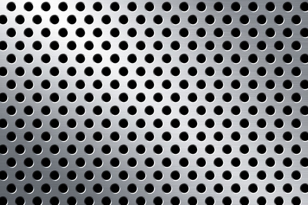 perforated metal background