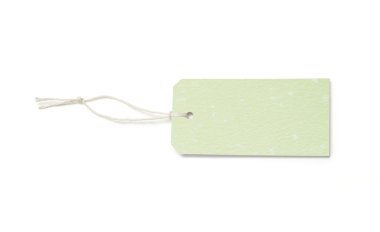 Yeşil boş etiket