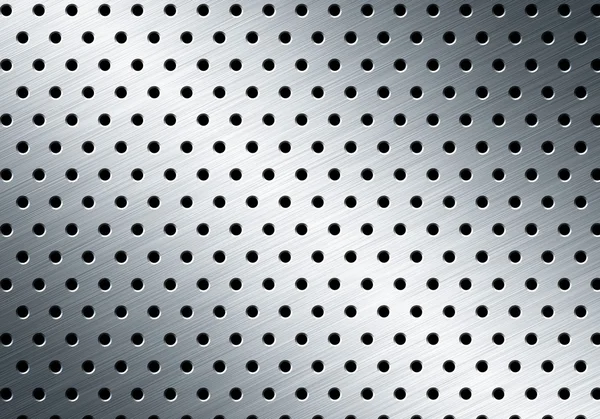 Perforated metal background — Stock Photo, Image