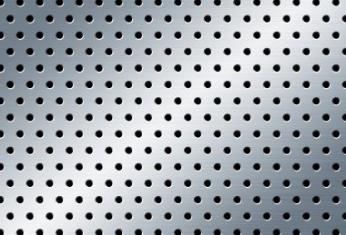 delikli metal arka plan