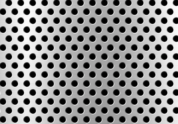 Perforated metal background — Stock Photo, Image