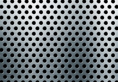 delikli metal arka plan