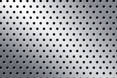 delikli metal arka plan