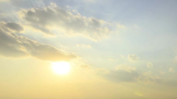 Time lapse clip de coucher de soleil 