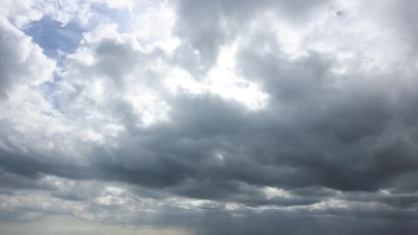 Временной зажим облачного неба — стоковое видео