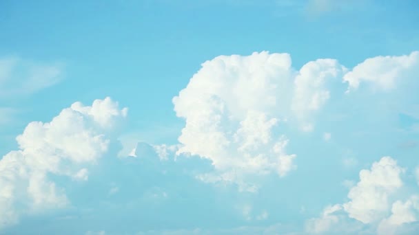 Time lapse clip of summer sky — Stock Video