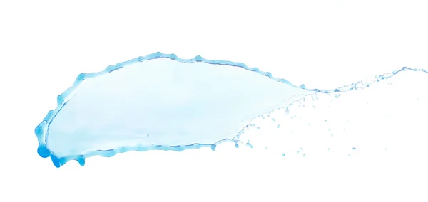 Salpicadura de agua aislada sobre fondo blanco —  Fotos de Stock