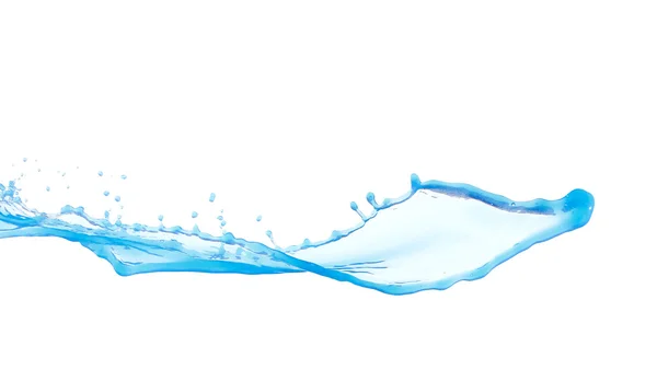 Water splash isolated on white background — Stock Photo, Image