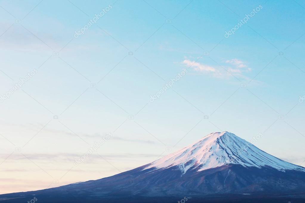 Close-up of Mt Fuji