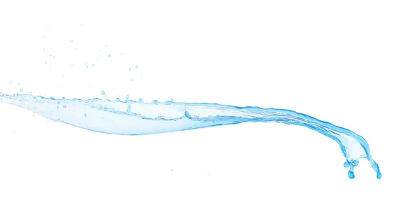 Water splash isolated on white background — Stock Photo, Image