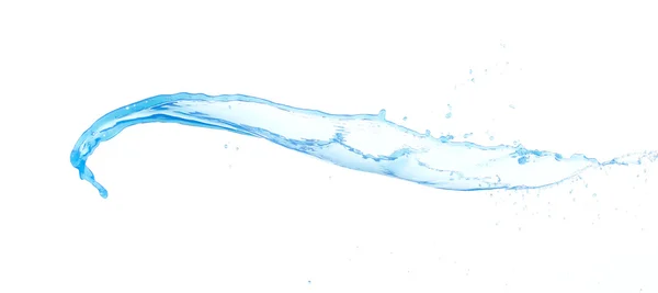 Rozprysk wody izolowany na białym tle — Zdjęcie stockowe