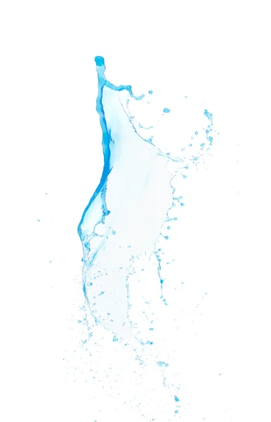 Water splash isolated on white background — Stock Photo, Image