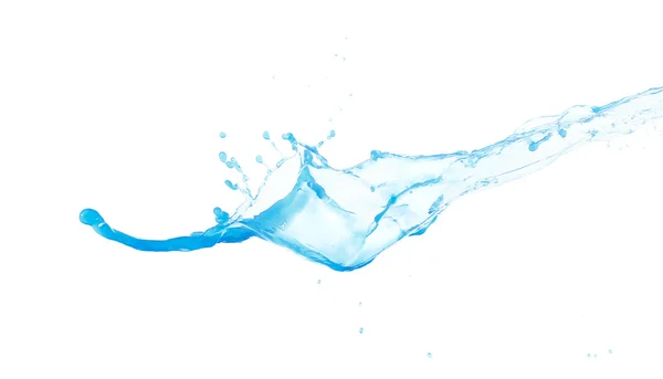 Water splash isolated on white background — Stock Photo, Image