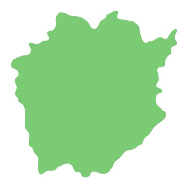 mappa della prefettura di okayama, Giappone