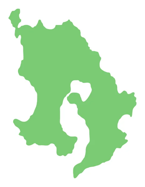 Mapa de Kagoshima prefectura, Japón — Foto de Stock